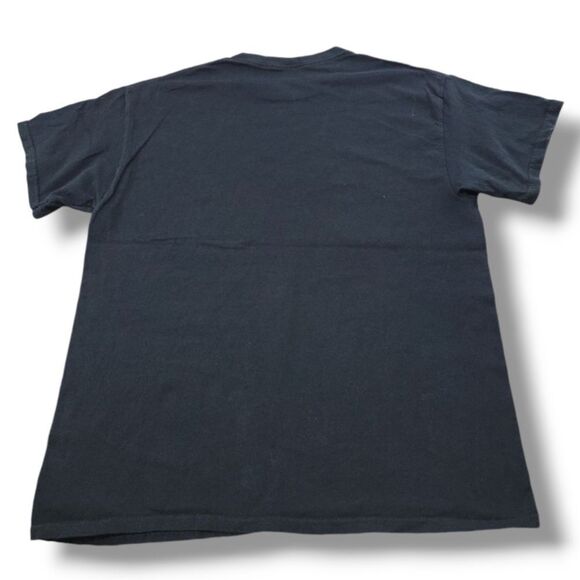 DOM Shirt Size Large L Wolf Howling At The Moon Nature Tee Graphic Print T-Shirt - Picture 5 of 6